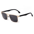 STORY STYZ1679 2024 New Arrival Square Flat Top Metal Frame Sun Glasses Spring Hing Luxury Retro Polarized Sunglasses for Men