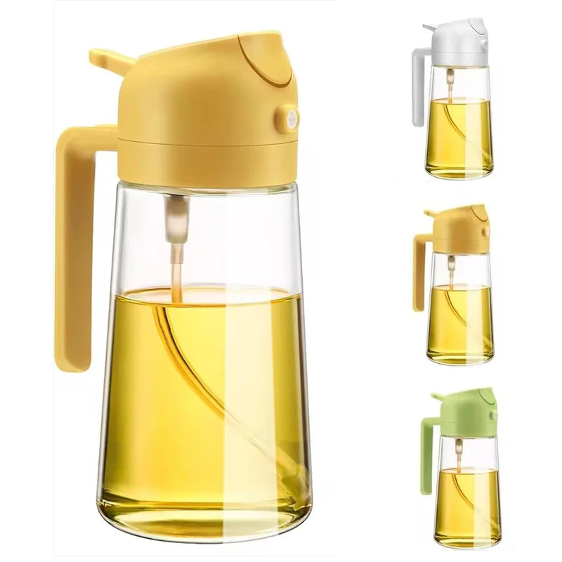 Factory Wholesale 470ml Plastic Squeeze Bottle Customized Logo Kitchen Edible Oil Container Food Grade Packaging for Dry Goods