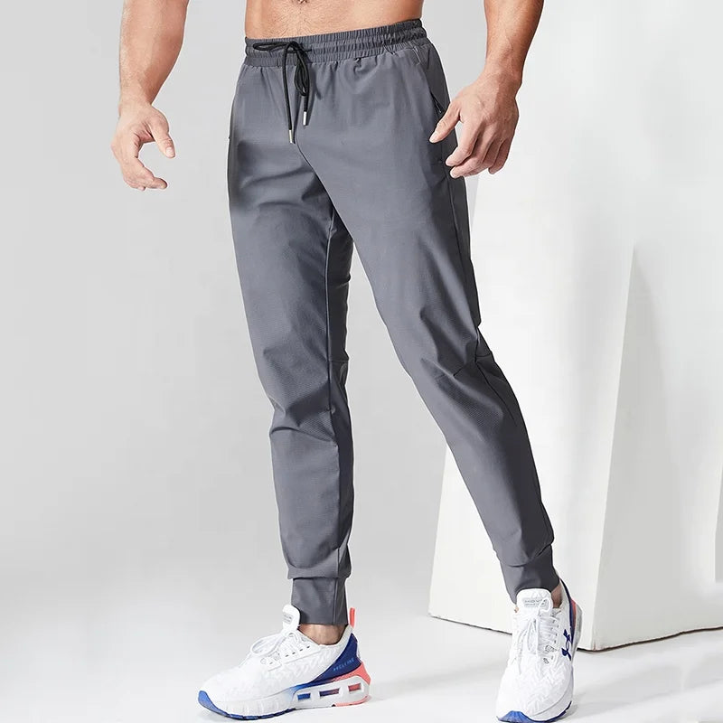 80%nylon 20% Spandex Men Sport Trousers Spandex Soft Trousers
