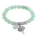 Green Aventurine Women Bracelets Natural Stone Yoga Mala Pray Rosary Beads Meditation Healing Reiki Tree of Life Bracelet