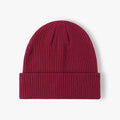Wholesale Custom Warm and Cozy Knit Plain Blank Women Men Winter Cap Beanie Hat