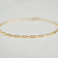 14K Gold Filled Jewelry New Arrival Thin Link Chain Women Bracelet