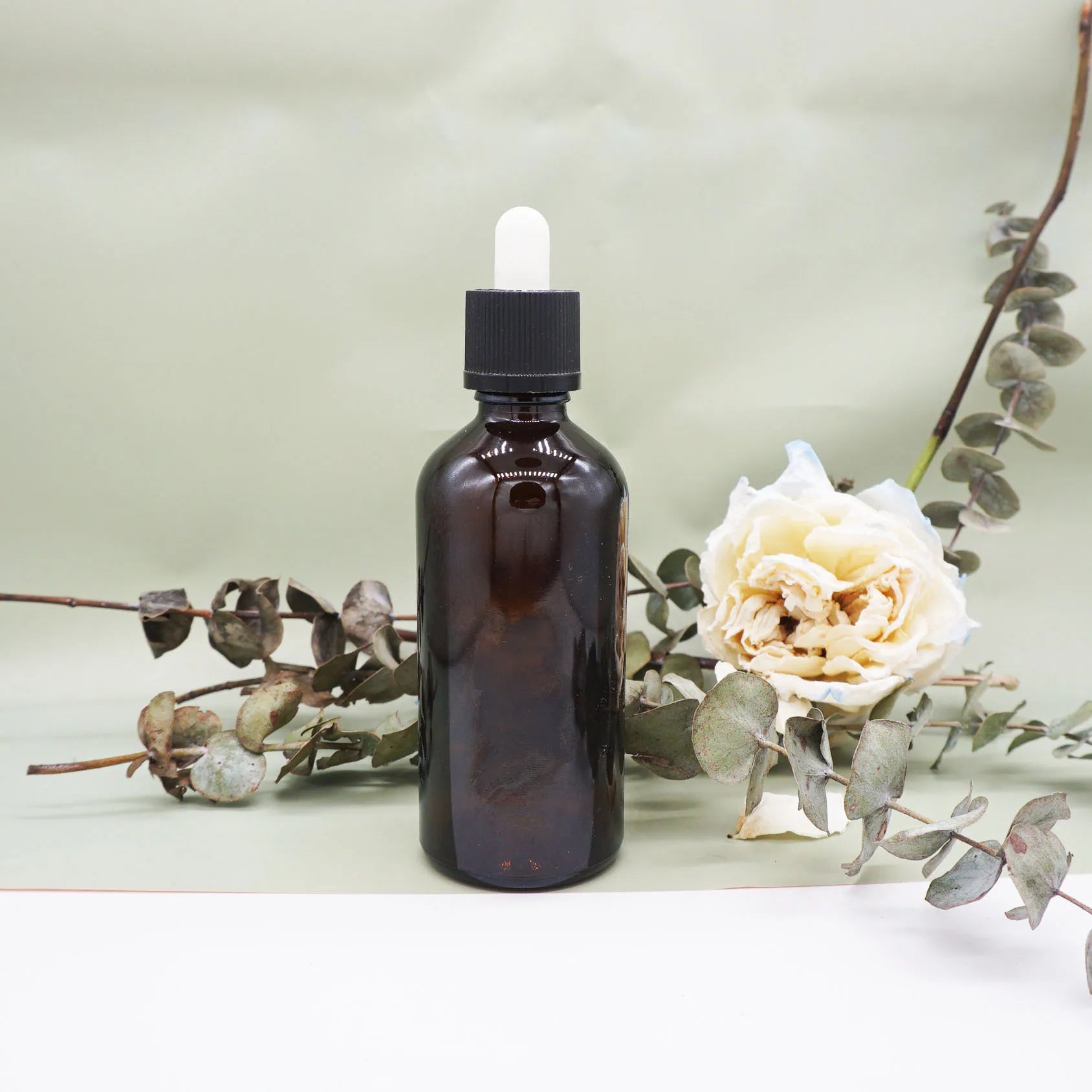 1 Ounce Glass Bottles Amber Glass Dropper Bottle Childproof Cap Dropper Bottle