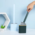 Bathroom Accessories Cleaner Toilet Brush Set Bedroom Cleaning Brushes Hotels Strip Top Seller Colorful TPR Thickened Plastic