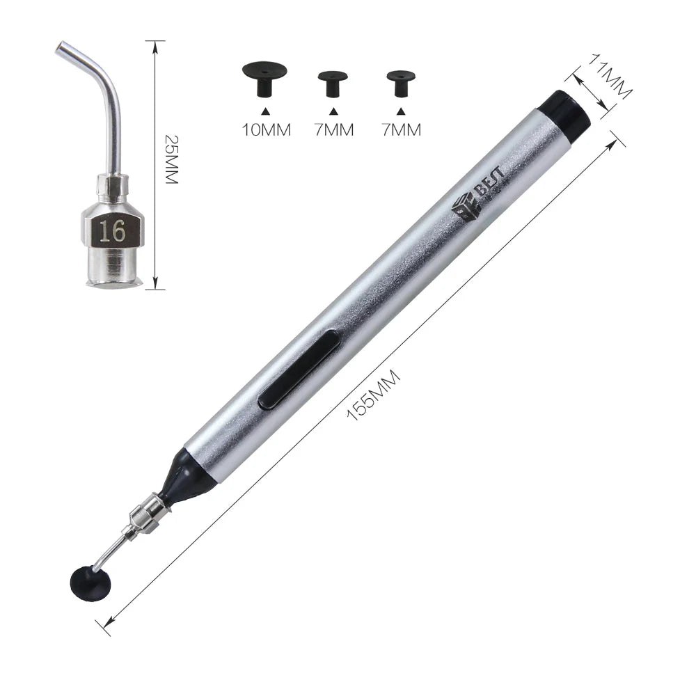 Vacuum Suction Pen Tools Header Vacuum Suction Pen Tweezers Pick up Tools Mini Vacuum Sucking Pen Pick Up Tool