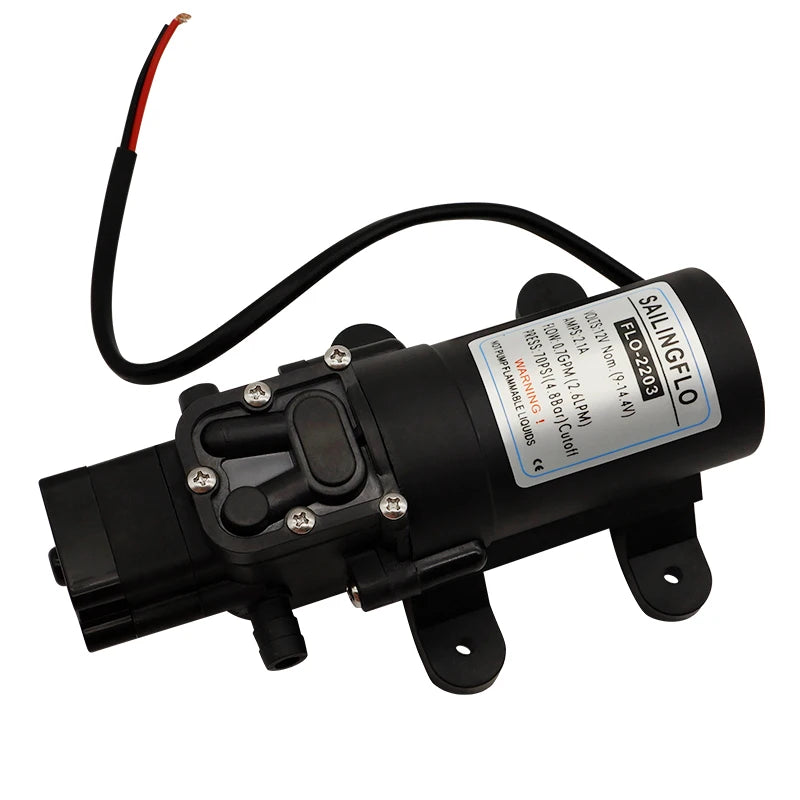 Mini 12V 2.6LPM Self Priming Diaphragm Pump for Garden Irrigation