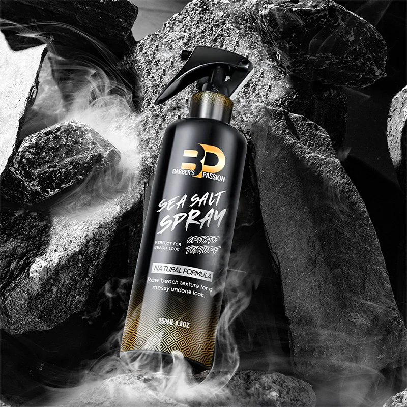 Create Your Own Brand Mini MOQ Weave and Curly Matt Finish Volume Hair Sea Salt Spray