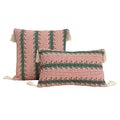 Wholesale Bohemian Cushion Covers Yarn-dyed Custom Cushion Cover Throw Pillow Cover with Tassel