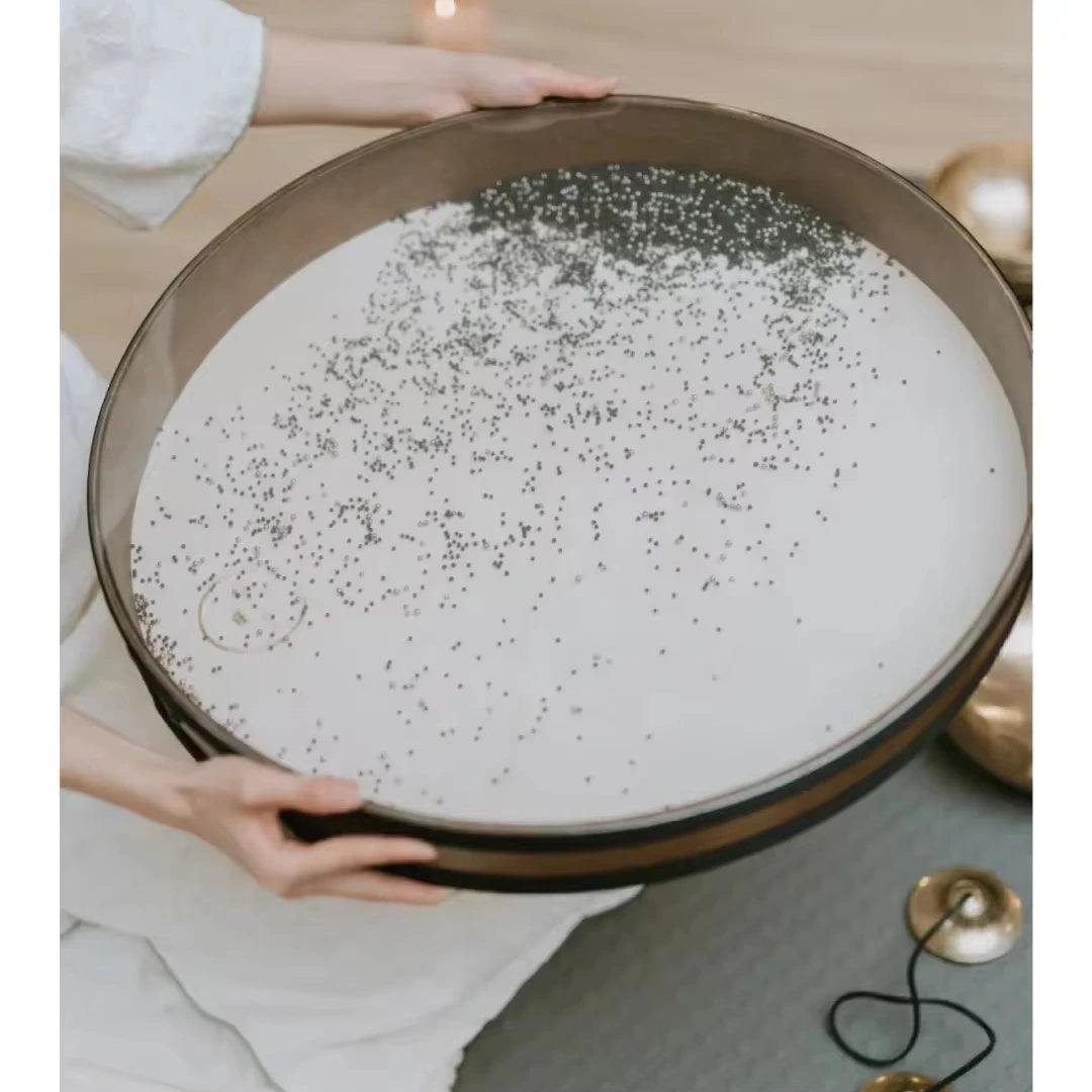 16'' Ocean Weave Drum Christmas Gift UNIQUE HIGH GRADE Stainless Steel Chamber Sheepskin Heads Handmade