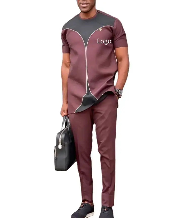 Ethnic Fashion Design Suit 2 Piece Traditional African Men's Formal Clothes Muslim Men Thobe