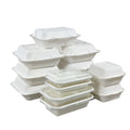 Wholesale Bioleader Biodegradable Sugarcane Bagasse Paper Catering Boxes Lunch Containers Togo Microwave Safe PFAS/BPA Free Lid