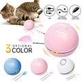 USB Rechargeable 360-Degree Self Rotating Wicked Cat Toy Ball Newest Version Smart Interactive Pet Interactive Movement Toy