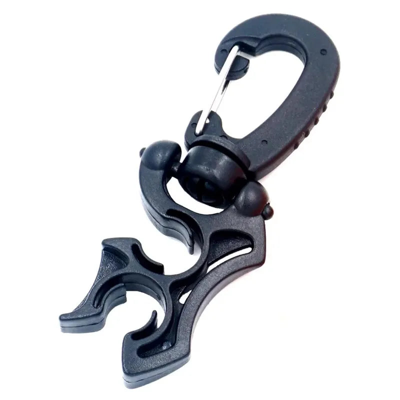 Dropshipping Scuba Dive Underwater Tool Plastic Swivel Snap Colorful Regulator Pipe Clamp Hook BCD Hose Holder Clip