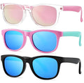 Lentes De Sol TAC TPE Frame Kids Sunglasses Silicon Unbreakable Polarized UV Protected Toddler Sun Glasses for Kids Gafas De Sol
