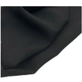 Jet Black Wool Peach Fabric for Abaya Robe