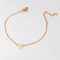 Gold Plated Heart Charm Watch Band Bracelet Stainless Steel Pulsera De Mujer Lettering Fashion Jewelry Friendship Bracelets