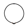 New Men's Women's Sports Waterproof Stainless Steel Magnet Buckle Neck Ring Negative Ion Silicone Collar Energy Balance for Gift