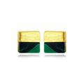 CZCITY Best Selling Set Stud Gold Plated Hoop Women Fashion Zircon Bride Zirconia Earing Wedding Earring Accessory Jewelry
