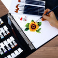 38 Pcs Acrylic Paint Brushes With Board PaintbrushPalette for Artist and Kids