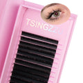 Wet Look Eyelashes 5D Flora Eyelash Premium Materials Natural Soft Wet Look Lashes Thickness 0.07mm Wet Look Eyelash Extension