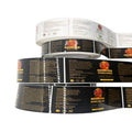 White Label Custom Vinyl Private Candle Labels for Skin Care Products for Perfume Lipstick Toothpaste Bottles Packaging