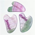 Huiying Heartest Product Fluorite Guasha Board Heart Face Beauty Equipment Guastone