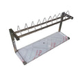 Two Layer Dish Drying Rack and Drainboard Set Large Stainless Steel Dish Drainers for Kitchen Counter Dish Strainer Shelf