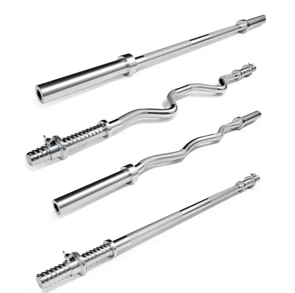 Wholesale High Quality Aochuang Alloy Steel/Spring Steel Barbell Bar 8.5-20kg Weight Options Black/Silver Color Unisex for Home