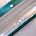 C290 6-7mm 925 Sterling Silver 18K Gold Plated Pearl Clasp for Jewelry Wholesale Metal Cord Ends Clasp Necklace/bracelet Clasp