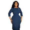 Latest African Dress Styles for African American Women Plus Size Clothing with Elasticity and Tassels Made From Polyester