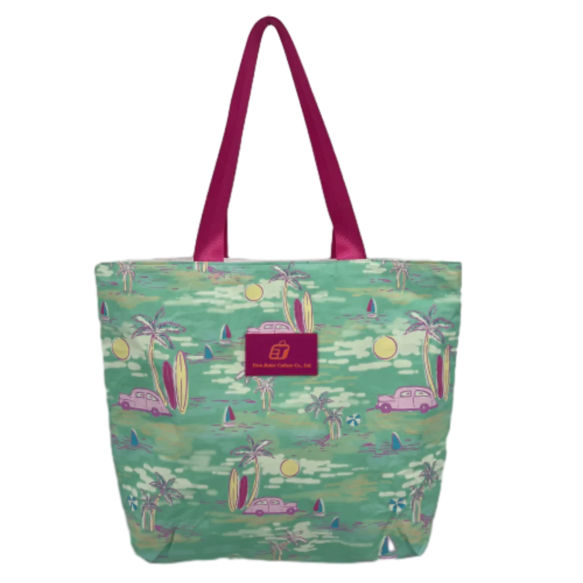 Custom Hawaii Splash-proof Washable Paper Single Shoulder Bag Outdoor Durable Zipper Closure Shopper Large Beach Tyvek Tote Bags