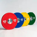 Competition Colored Rubber Plates Steel Calibrated Weight Plates Barbell Deadlift Weights Plates