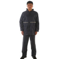 Men's PVC Polyester Raincoat Jacket Durable Windproof Adult Waterproof Motorcycle Reflective Suit Logo Decoration Cheap