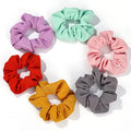 Wholesale Anfamily Fashion Cloth Scrunchies Hair Elastic Bands for Women