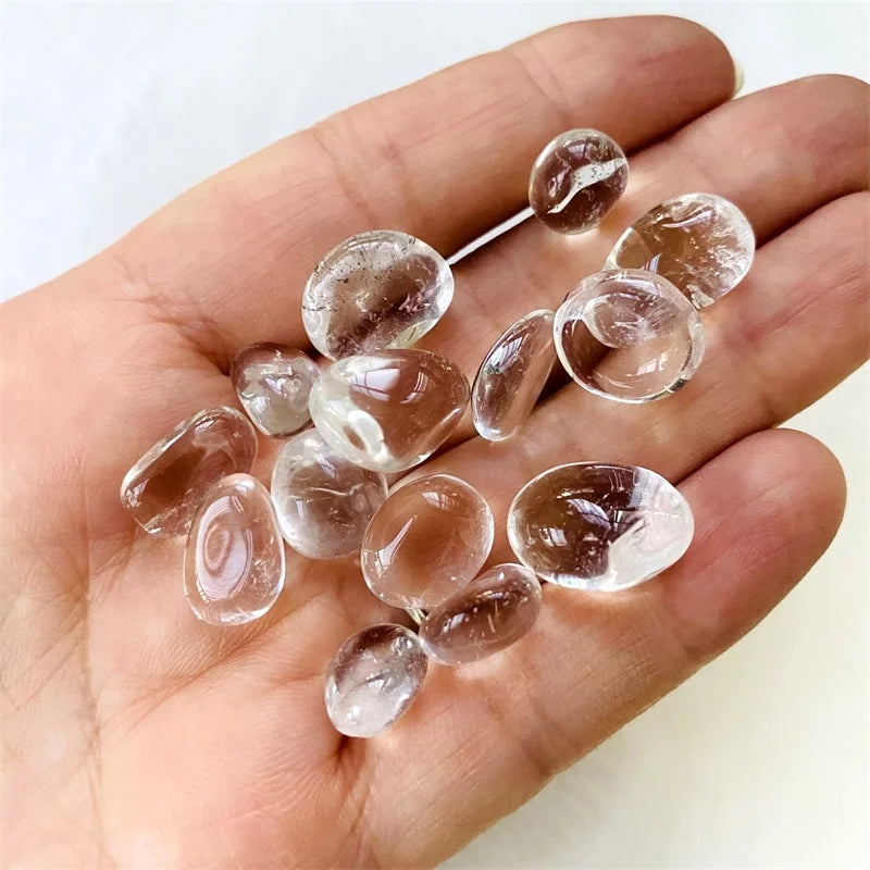 wholesale natural healing reiki crystal rocks tumbled stones bulk clear quartz crystal gravel chips