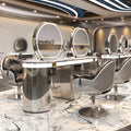 Modern Silver Single/Double Side Hair Salon Styling Mirrors Station Barber Led Salon Mirror for Sale