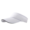Customized Logo Fashion Sport Golf Visor Outdoor Sunshade Hollow Top Sun Hat