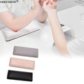 New PU Leather Rectangular Nail Hand Pillow Memory Cotton Rebound Hand Support Comfortable Palm Nail Arm Rest Hand Pillow