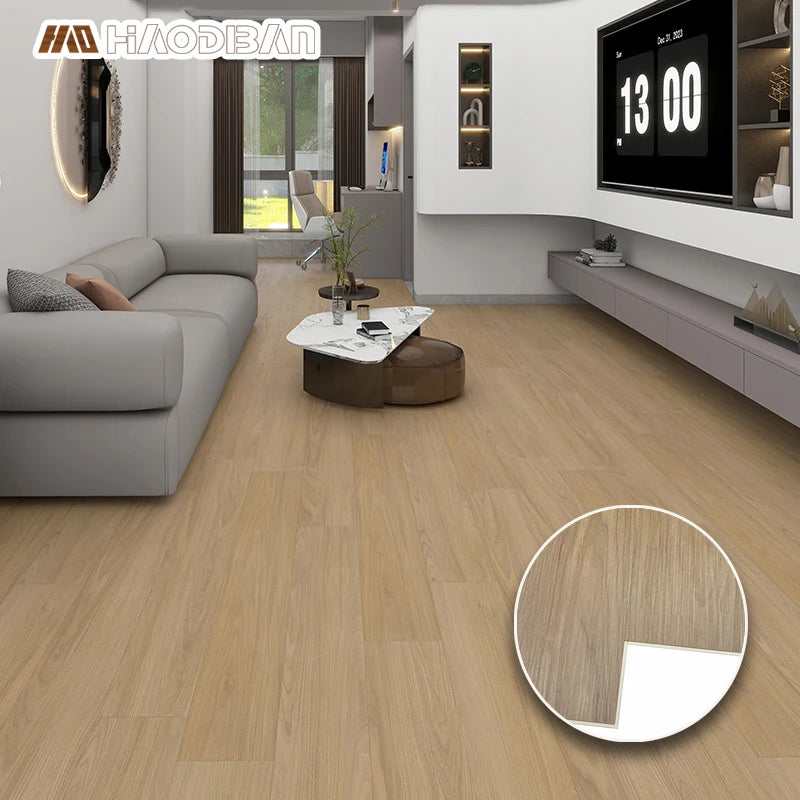 Guangzhou SPC Vinyl Flooring 28 Mil Top Quality 5mm Click System Piso SPC PVC Floor