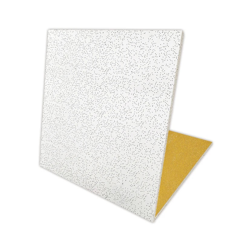 Artistic 600mm Acoustic Mineral Fiber Ceiling Tiles Sound Moisture Proof Indoor Panels for Office Building Grid Suspended