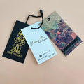 Cheap Brand logo Print Custom Paper Wig Hair Bundle Wraps and hang Tag