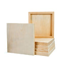 Wooden Canvas Panels Unfinished Wood Cradled Painting Panel Boards for Arts and Craft