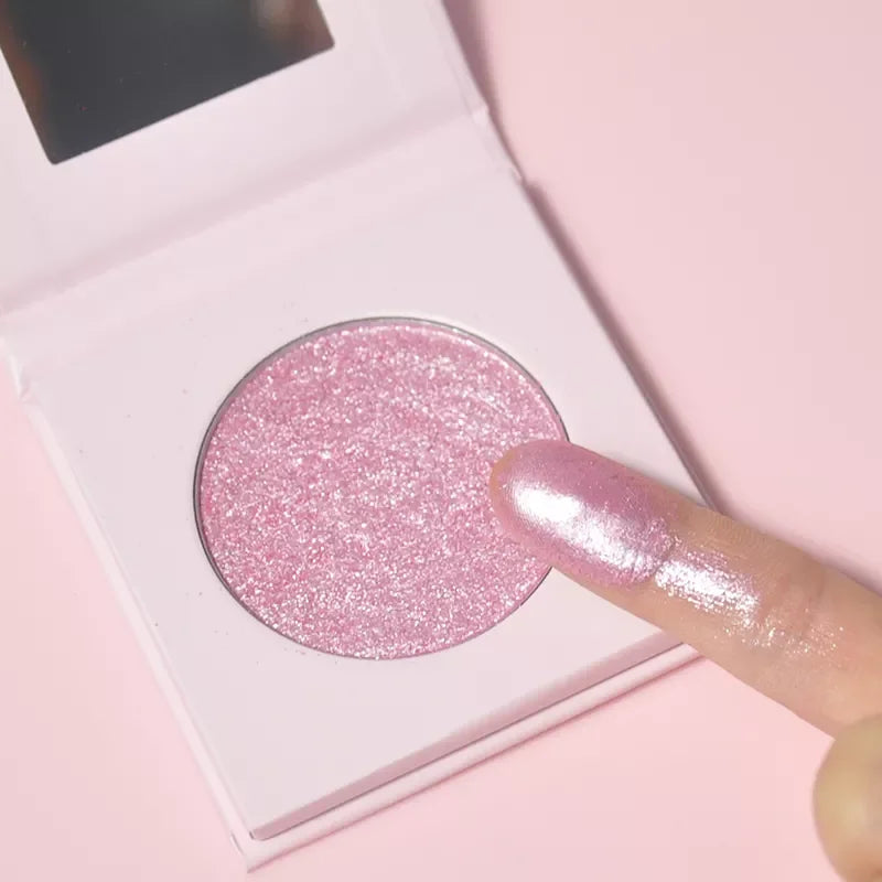 Makeup Wholesale Luxury Face Pressed Highlighter Bronzer Powder Pigmented Long Lasting Shiny Highlighter