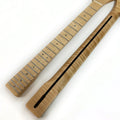 Wholesale 21 Fret Electric Guitar Replacement Neck Nature Tiger Flame Maple TL Guitar Neck