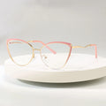 Metal Spring Hinge Cat Eye Glasses TR90 Frames Blue Light Blocking Optical Eye Glasses Frames for Women