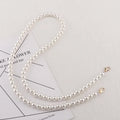 Diameter 12mm Hand-made Custom Bag Chain Bag Accessories Carry-on Single Shoulder Crossover Bag Shoulder Straps Chain with Pearl