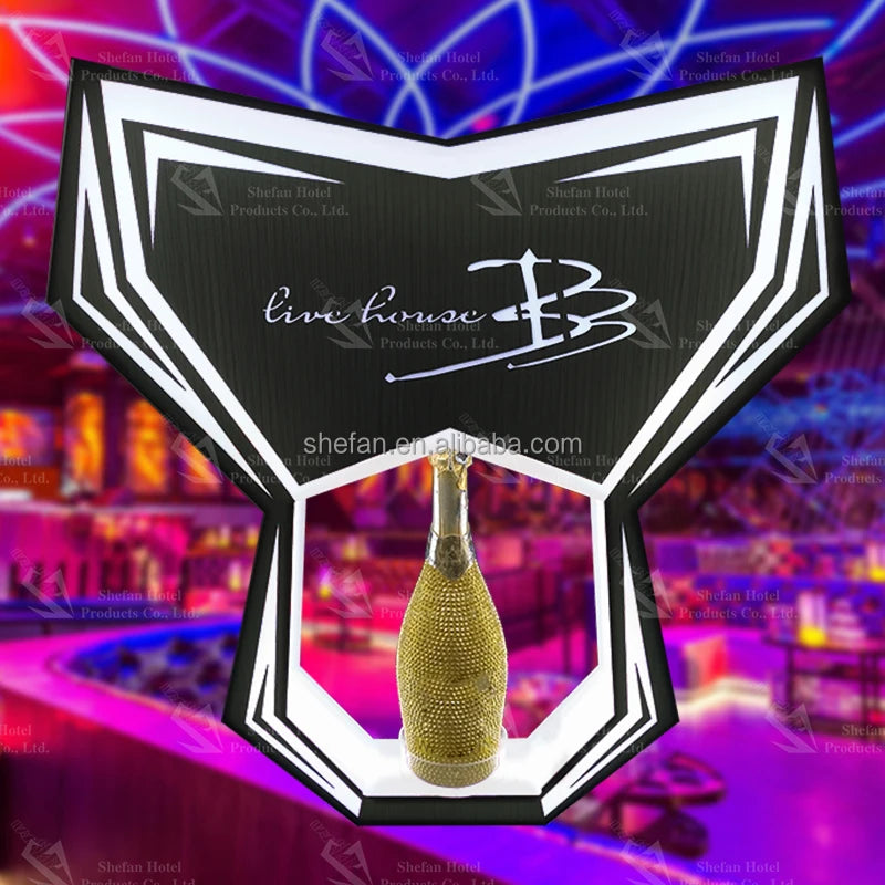 Diamond Bottle Presenter Bottle Glorifier Champagne Vip Led