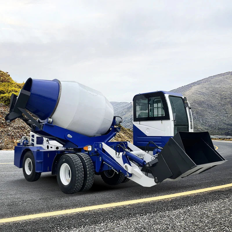 SAAO Self Loading Concrete Mixermedium Concrete Mixer Diesel Small Concrete Mixer Machine Self Loading Concrete Mixer for Sale