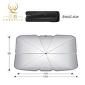 Portable Nylon Car Protection Umbrella Foldable Waterproof Windshield UV Protection Universial Model for Golf Cars Manual