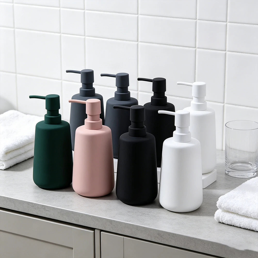 High-End PET Lotion Pump Bottles Multi-Color Cosmetic Packaging for Shampoo Body Wash & Personal Care